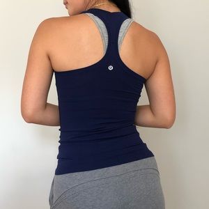 Lululemon Navy Racerback Tank